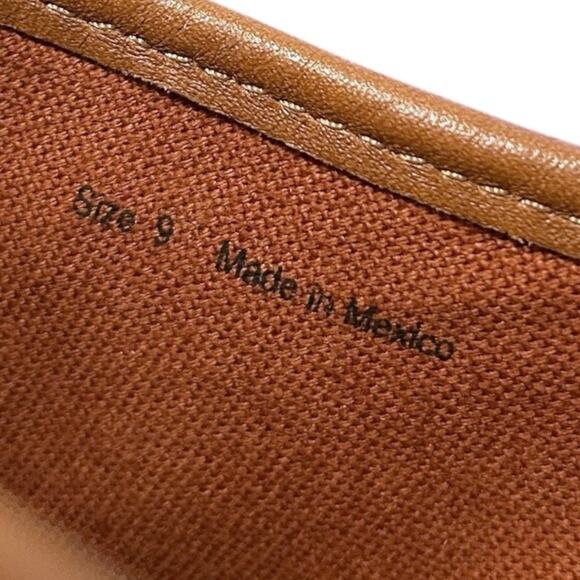 Dolce Vita Hila Leather Platform Clogs Women’s 9 Brown Wooden Block Heel NEW - Picture 7 of 9